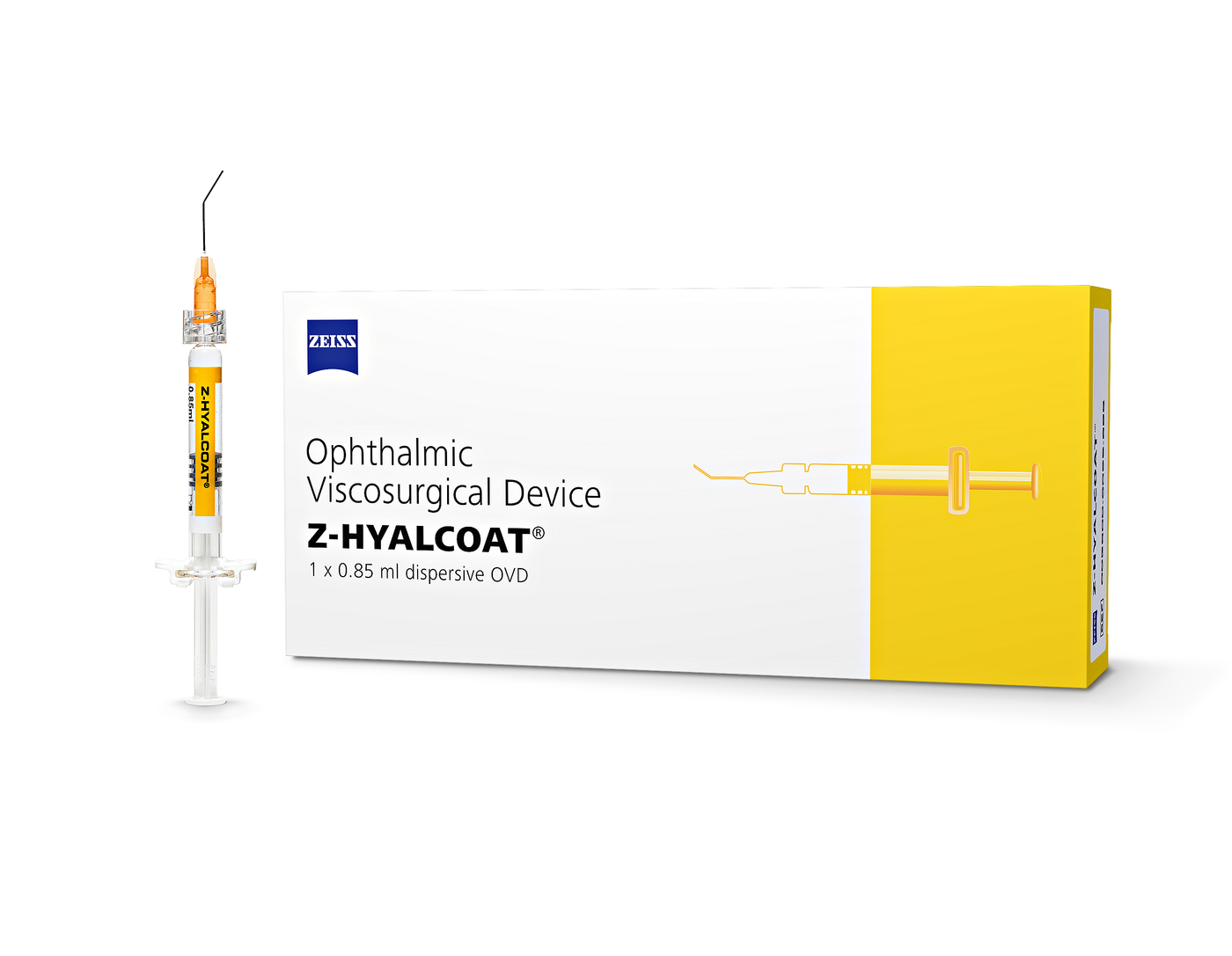 Z-HYALCOAT OVD Packshot and Syringe-EU version IRIS Design product image (med-zoom)